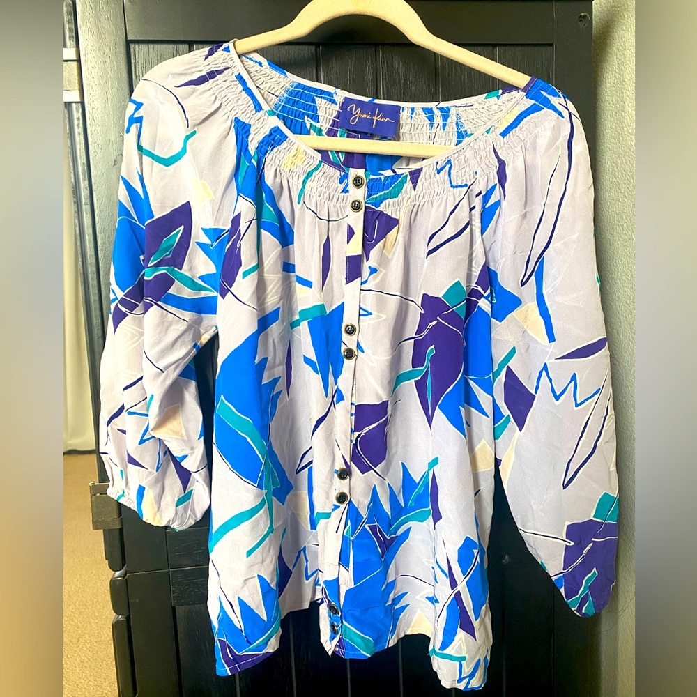 Yumi Kim 100% silk blouse, size medium
